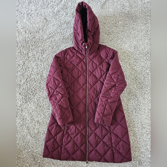 Save the Duck Hooded Stretch Parka sz 2 - Picture 3 of 11